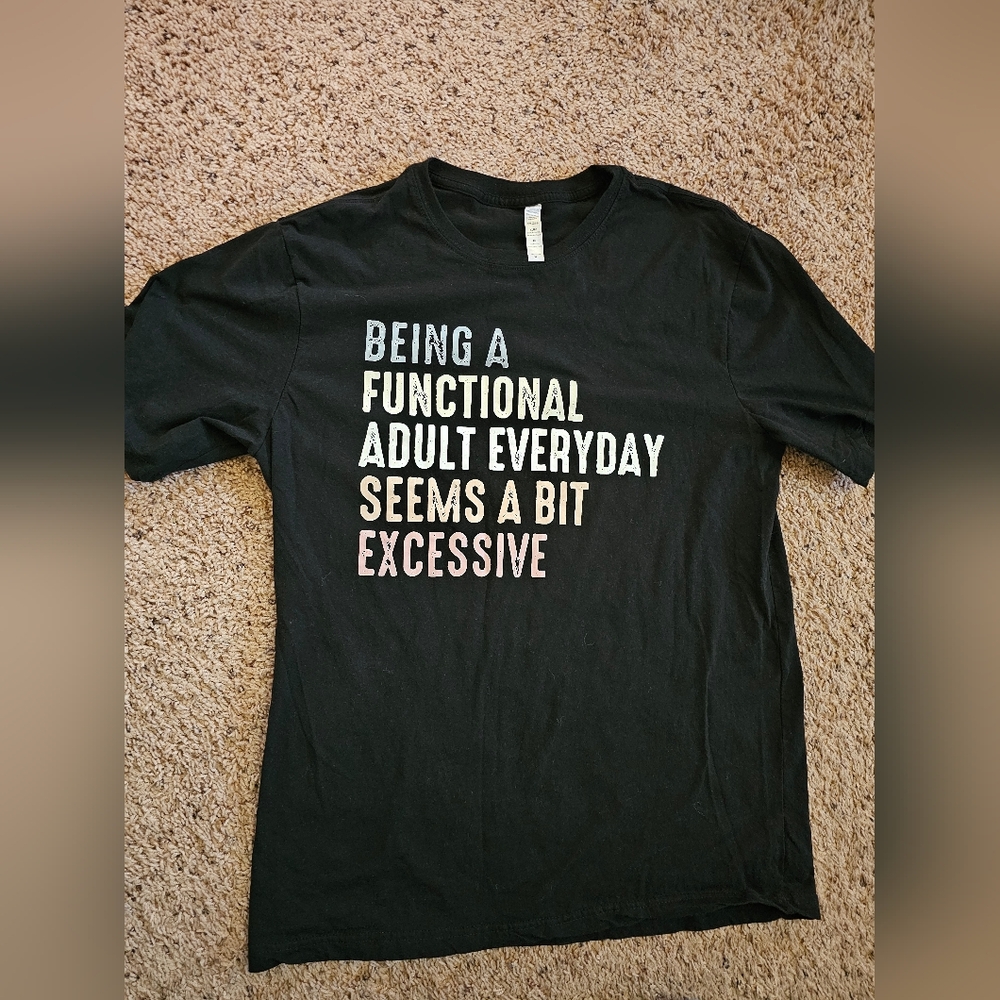 Black Graphic Men's T-Shirt